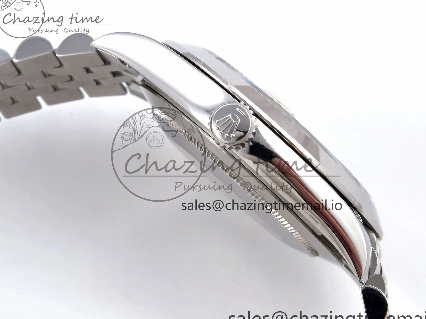 Best AAA Replica Sites 904L on VSF Dial DateJust FreshLook 1282 Edition 41 VS 126330 Green SS Jubilee Bracelet 1:1 Best 0115